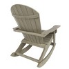 WestinTrends Outdoor Patio All-weather Adirondack Rocking Chair - 4 of 4