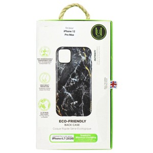 Uunique Eco-Friendly Case for Apple iPhone 12 Pro Max - Black Marble - 1 of 1