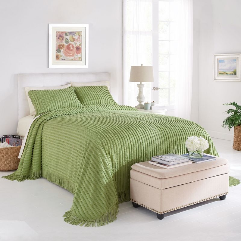 BrylaneHome Chenille Bedspread, 1 of 2