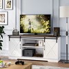 TV Stand for 65 Inch TV - Modern Entertainment Center with Storage, Barn Doors, and Shelves, Tall TV Media Console Table for Living Room - 2 of 4