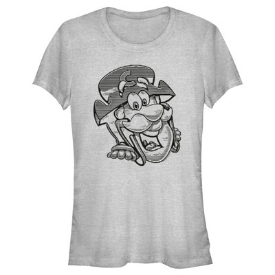 Junior's Cap'n Crunch Black and White Sketch T-Shirt
