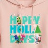 Women's - Trolls - Happy Holla Days Branch and Poppy Branch and Poppy Cropped Graphic Hoodie - 2 of 3