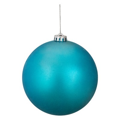 Northlight 6" Shatterproof Matte Christmas Ball Ornament - Turquoise