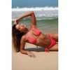 Moda Minx Scrunch 'Coral' Tie Side Bikini Bottoms - 2 of 4