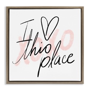 Stupell Industries Love This Place Xoxo, 18" x 18" - 1 of 4