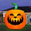 Occasions Airflowz Inflatable Colossal Pumpkin, 11.5 ft Tall, Multicolored - 2 of 2