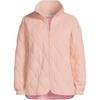 Lands' End Women's RainDefense Serious Sweats Quilted Full Zip Jacket - 3 of 4