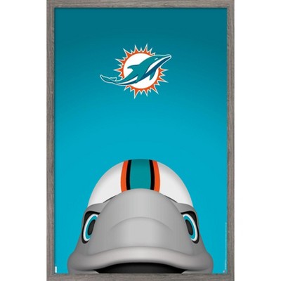 Trends International Nfl Miami Dolphins - Tyreek Hill Feature Series 23  Framed Wall Poster Prints Barnwood Framed Version 22.375 X 34 : Target