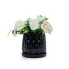 Chic Crate Set of 2 Modern 7″ Ceramic Planters with Drainage Hole – Stylish Pots for Patio, Garden & Windowsill - 4 of 4