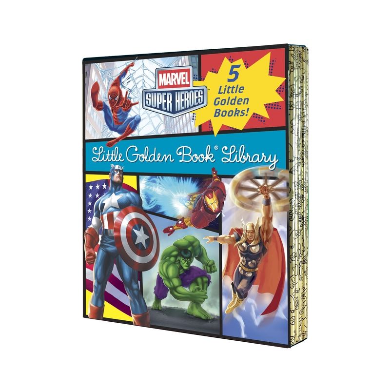 Marvel Super Heroes Little Golden Book Library - by  Various (Mixed Media Product), 1 of 2