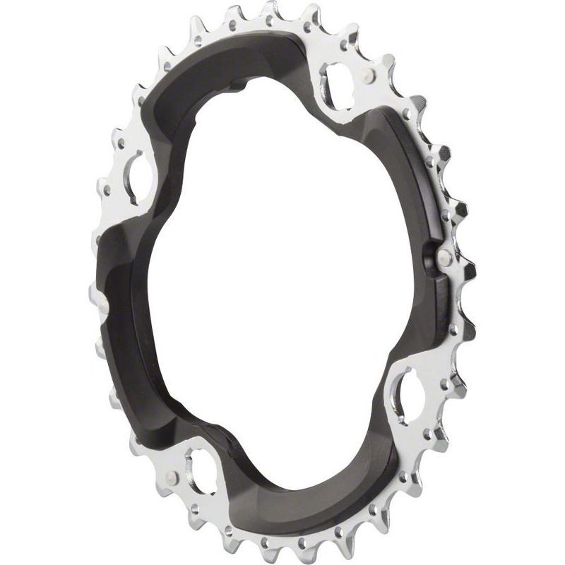 Shimano XT M782 10-Speed Chainring - Black Tooth Count: 30 Chainring BCD: 96, 1 of 2