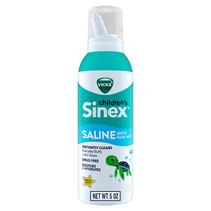 Vicks Sinex Children's Saline Nasal Spray Ultra Fine Mist - 5oz - 1 of 4