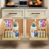 LunaLulinlk Under Sink Organizers and Storage 22½" W x 21" D, 2 Tier Pull Out Cabinet Organizer with Soft Close - 3 of 4