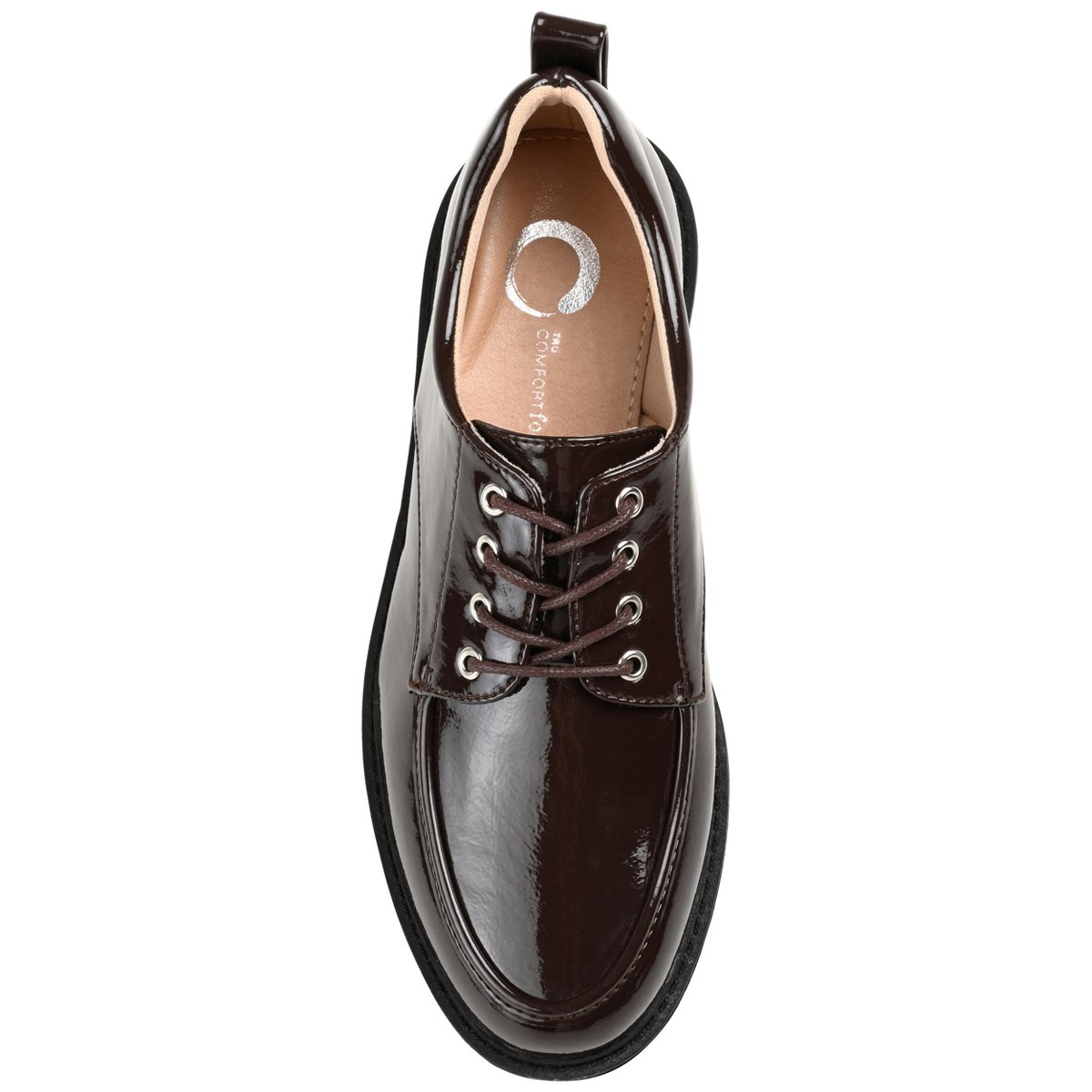 Обувь Journee Collection Medium and Wide Width Women's Zina Flat Brown 7WD — фото 4