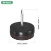 Unique Bargains Nail-on Furniture Sliders Chair Leg Protectors 40 Pcs - 3 of 4