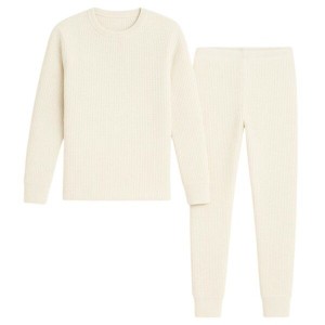 Mens 2 Piece Full Waffle Knit Thermal Set - 1 of 4