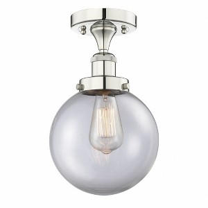 Beacon - 1 Light Semi-Flush Mount In Industrial Style-8.25 Inches Tall and 6.5 Inches Wide - 1 of 1