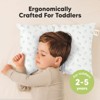 KeaBabies Toddler Pillow - Soft Organic Cotton Kids Pillows for Sleeping - Travel Pillow for Kids Age 2-5 - 2 of 4