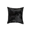 HomeRoots Set of Two 18" Black Cowhide Throw Pillows - 4 of 4