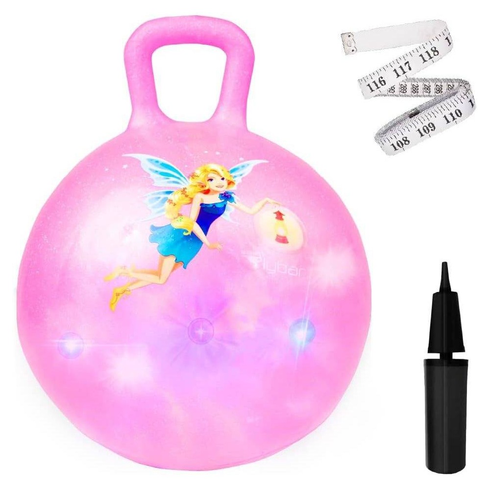 Flybar Pogo Pals Hopper Fairy LED Ball - Pink