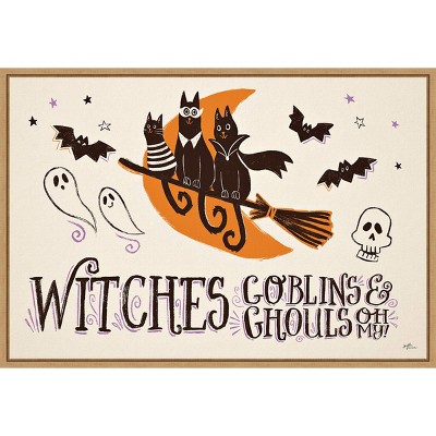 23" x 16" Spooktacular I by Janelle Penner Framed Wall Canvas - Amanti Art