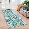 Indoor Modern Washable Area Rugs with Circle Print, Colorful Soft Non Slip Floor Carpet for Bedroom Living Room - 4 of 4