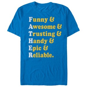 Men's Lost Gods Father's Day Quality List T-Shirt - 1 of 4