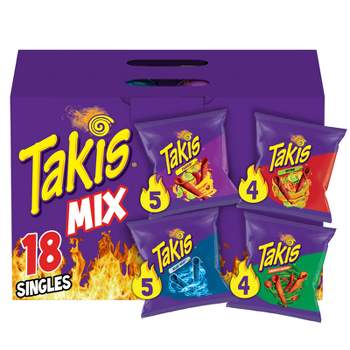 Takis Rolled Mix Pack Tortilla Chips Variety pack - 28oz/18ct