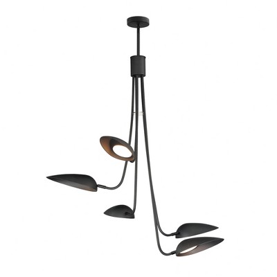 ET2 Lighting Marsh 5 - Light Pendant in  Black