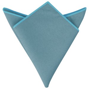 INSPIRE CHIC Men's Cotton Solid Color Formal Suit Pocket Squares - 1 of 4