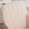 VASIP  Ergonomic Office Chair with Adjustable Backrest,Swivel Desk Chair for Long Sitting Comfort,for Home Office, Bedroom,Beige - 4 of 4