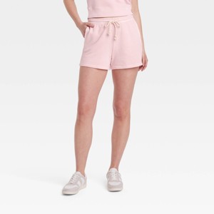 Women's Leisure Studio Mid-Rise Pull-On Shorts - Universal Thread™ - 1 of 3