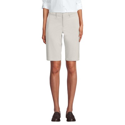 Lands' End Women's Elastic Back Classic 12" Chino Shorts