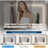 GAOMON Vanity Set with 3-Color Adjustable LED Mirror, Small Makeup Desk with Power Outlet and 2 Drawers - 4 of 4