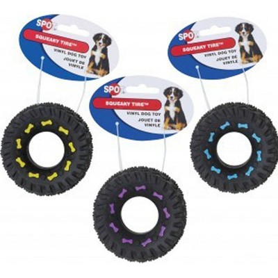 Spot Vinyl Squeaky Tire - Pack of 72