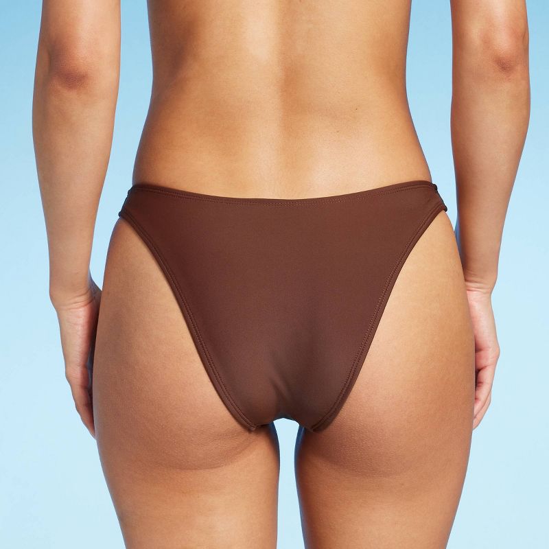 Women's High Leg Extra Cheeky Bikini Bottom - Wild Fable™, 3 of 9