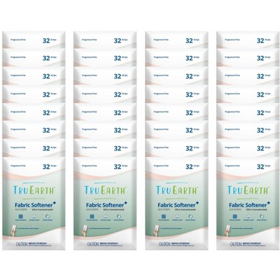 Tru Earth Eco-Strips Fabric Softener Fragrance Free Eco-Friendly - 32-Load Pack