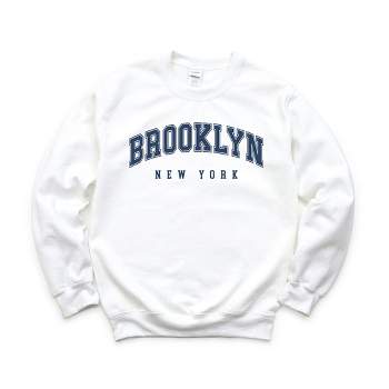 Shein Brooklyn New York NYC Green Women's Sweatshirt Sz Small S