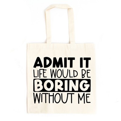 City Creek Prints Ain't My First Rodeo Horse Canvas Tote Bag