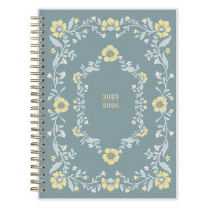 Blue Sky 5.875"x8.625" Weekly/Monthly Wirebound Planner Smooth Frosted Sammie Green - 1 of 4