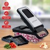 Brentwood Vegetable Chopper with 3.6-Cup Storage Container and 2 Interchangeable Stainless Steel Blades, Black - 2 of 4