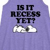 Girls' - Peanuts - Is It Recess Yet Graphic Sleeveless Aline Dress - 2 of 4