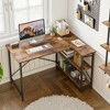 Bestier 47 inch Corner L-Shaped Desk with Storage Shelves Home Office Desk - 3 of 4