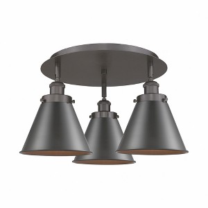 Ballston Urban - 3 Light Flush Mount In Industrial Style-9.63 Inches Tall and 19.75 Inches Wide - 1 of 1