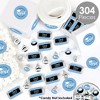 Big Dot of Happiness 2025 Light Blue Graduation Party Candy Favor Sticker Kit - 304 Pieces - 2 of 4