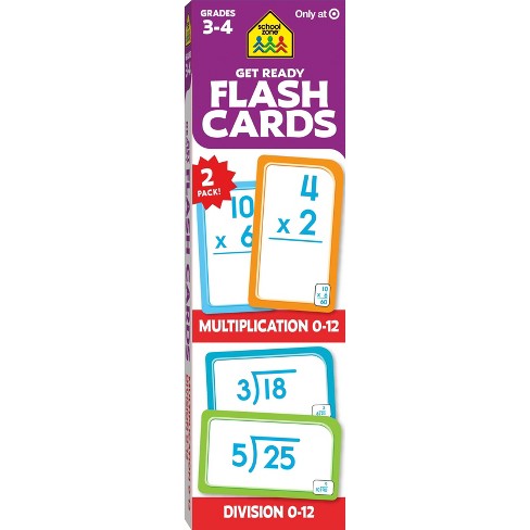 Get Ready Flash Cards Multiplication & Division 2-pack Grades 3-4 ...