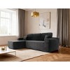 Racxily Cloud Sectional Sofa, L-Shape Chaise Modular Couch with Deep Seat for Living Room & Bedroom(Corduroy Fabric),Gray - 3 of 4