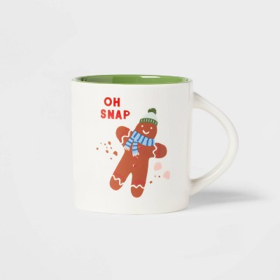 Oh Snap Gingerbread Ceramic Coffee Mug 15oz – Maniology