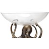 SPI Home Octopus Bowl – 12" Coastal Metal Centerpiece with Tentacle Detailing for Decorative or Serving Use - 3 of 3
