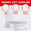 JOYFY 12pcs Christmas White Cardboard Boxes for Christmas Holiday, Festive Xmas Wrapping Shirt Boxes DIY Gift Boxes - 3 of 4